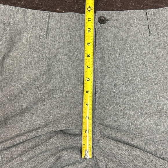 RVCA gray hybrid, flat front shorts, swim trunks, 34 - Picture 11 of 16